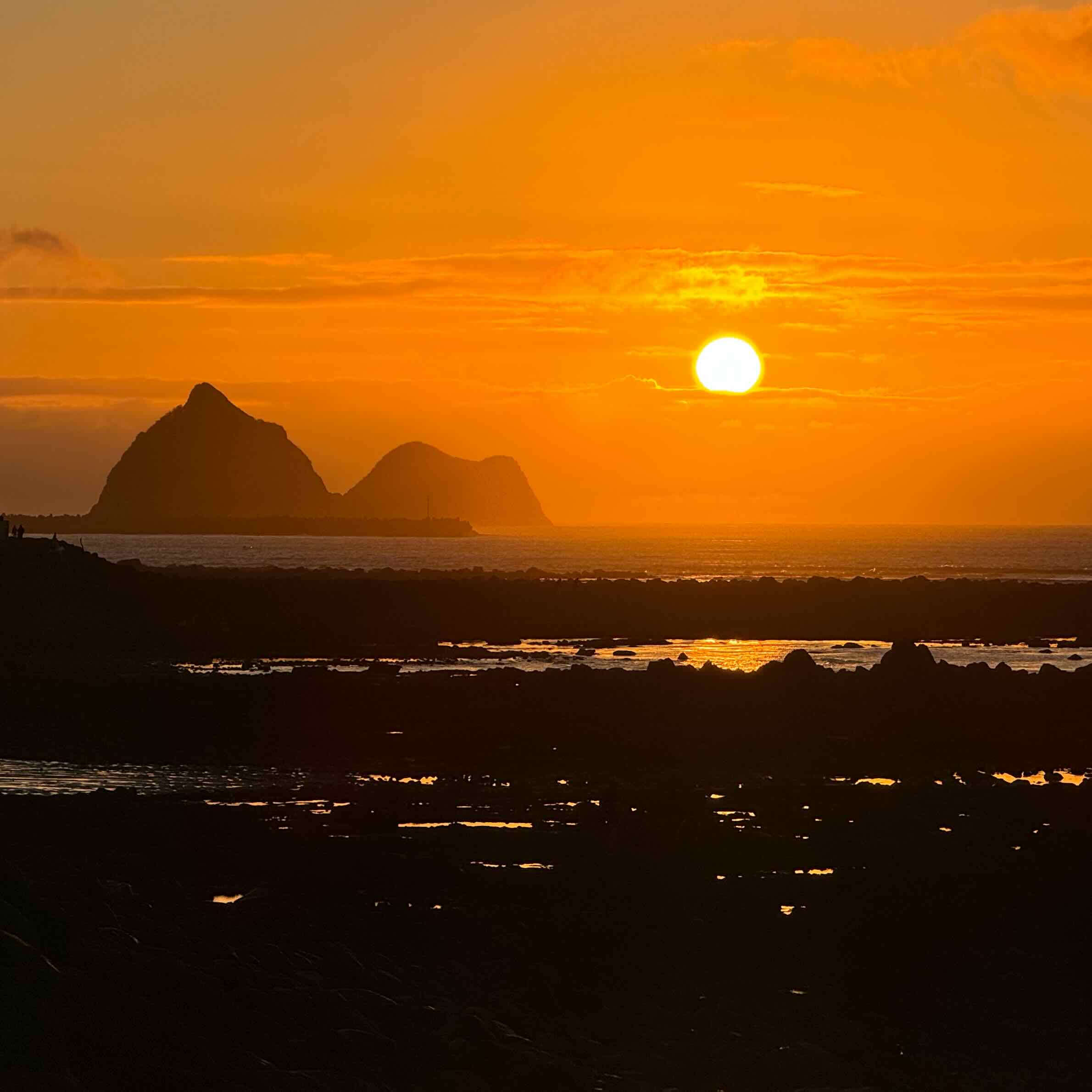 Sunset in New Plymouth